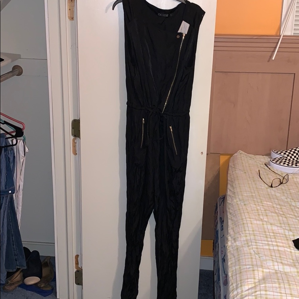 Love Culture Black Jumpsuit - Picture 1 of 3